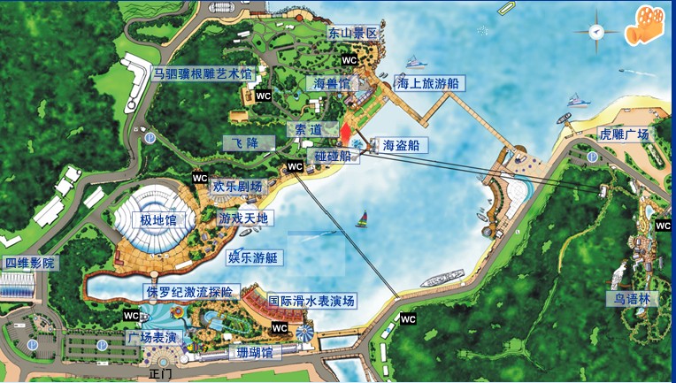 求助：大连老虎滩旅游攻略和地图（清晰一点），谢谢了！~