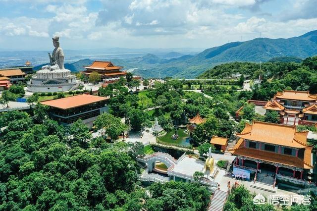 最近天气炎热，想去东莞观音山避暑，有什么景点比较清凉？