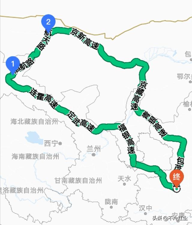 国庆节西安自驾内蒙看胡杨林，路线咋样规划？
